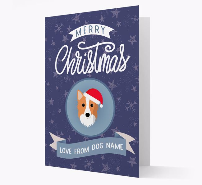 Merry Christmas: Personalized {breedFullName} Christmas Card